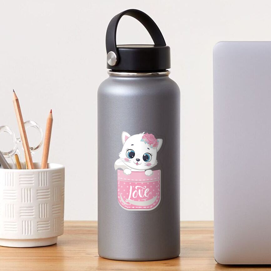 Super Cute Transparent Sticker - cute pet design by HackerLooks