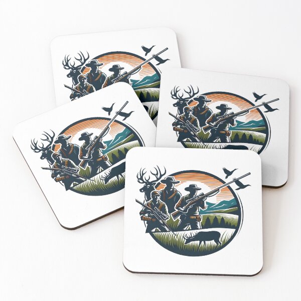 Item preview,  Fearless Hunters Hunting in Jungle designed and sold by vectorillus.