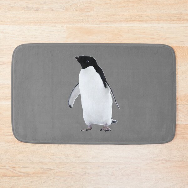Item preview, Adelie Penguin (Grey #808080 background)  designed and sold by SBPenguins.