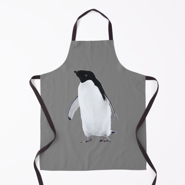 Item preview, Adelie Penguin (Grey #808080 background)  designed and sold by SBPenguins.