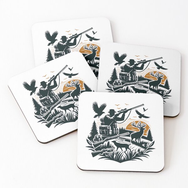 Item preview,   Fearless Hunters Hunting in Jungle designed and sold by vectorillus.