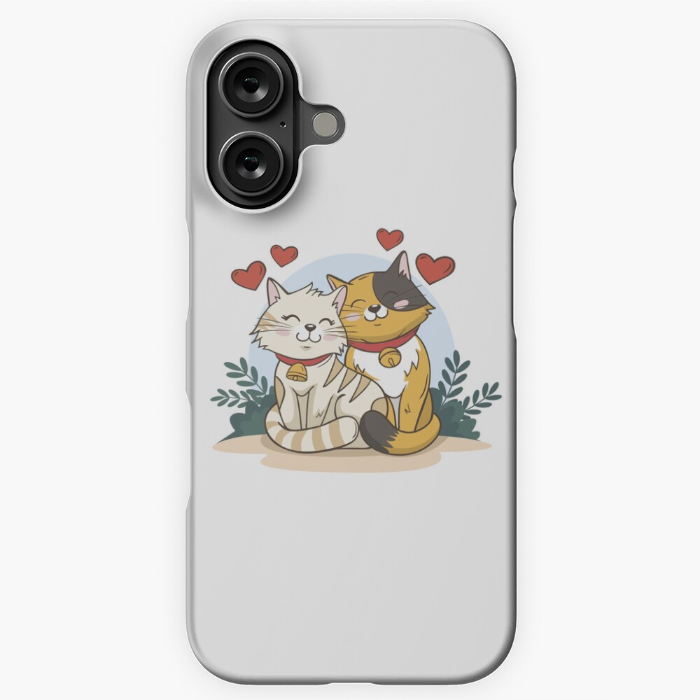 Cats in Love :D iPhone Snap Case - cute pet design by HackerLooks