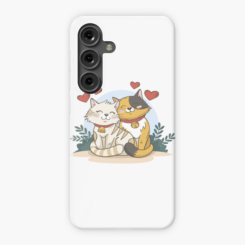 Cats in Love :D Samsung Galaxy Snap Case - cute pet design by HackerLooks