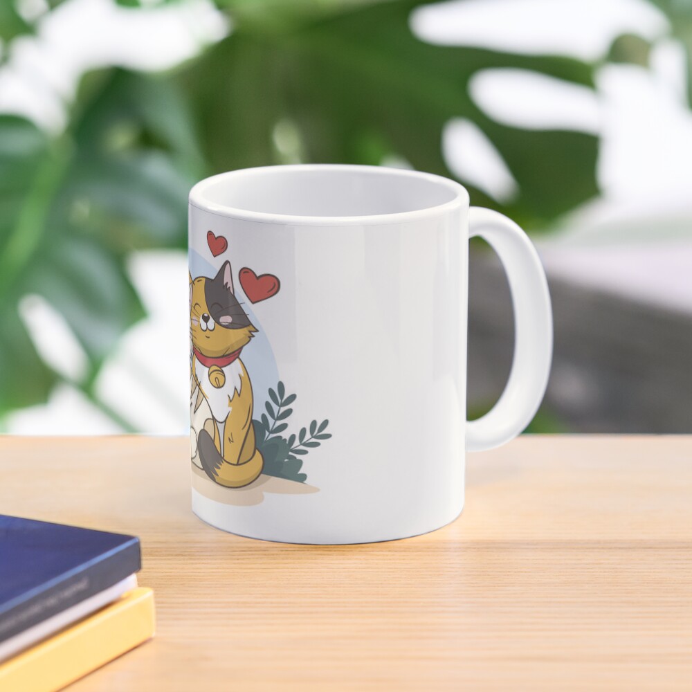 Cats in Love :D Classic Mug - cute pet design by HackerLooks