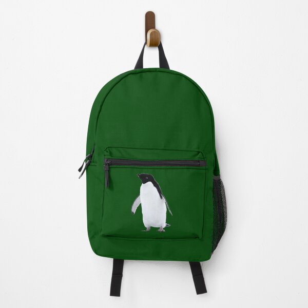 Item preview, Adelie Penguin (Dark Green #014606 background) designed and sold by SBPenguins.