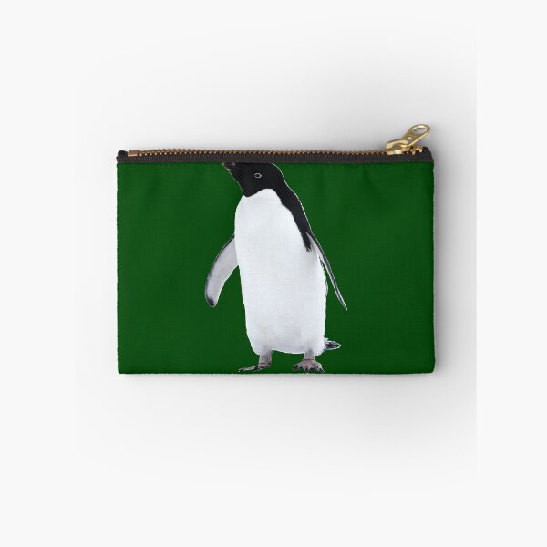 Item preview, Adelie Penguin (Dark Green #014606 background)  designed and sold by SBPenguins.