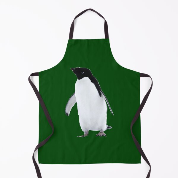 Item preview, Adelie Penguin (Dark Green #014606 background)  designed and sold by SBPenguins.