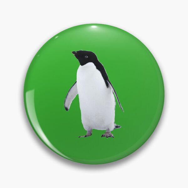 Item preview, Adelie Penguin (Bright Green #35B02C background)  designed and sold by SBPenguins.