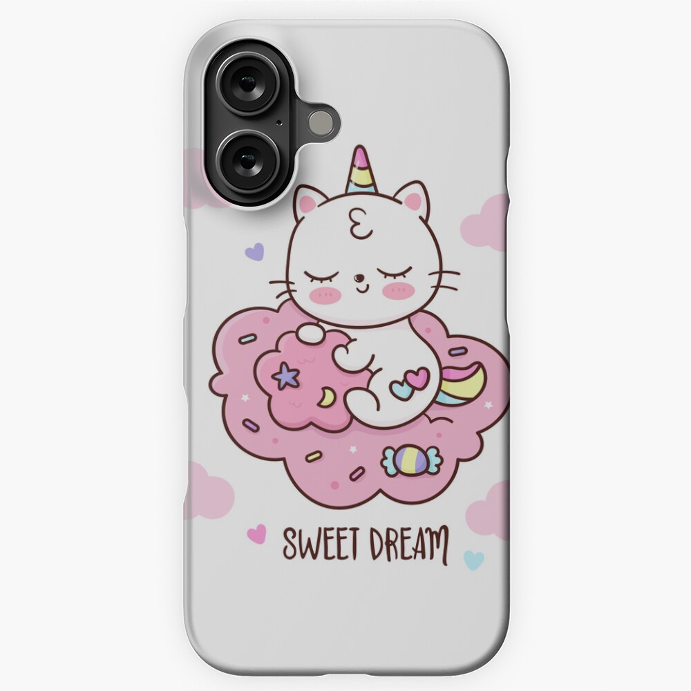 Cute Unicorn (Heart) iPhone Snap Case - unicorn fantasy design by HackerLooks
