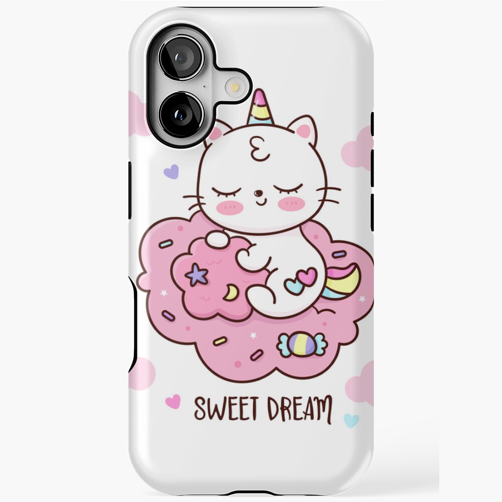 Cute Unicorn (Heart) iPhone Magsafe Tough Case - unicorn fantasy design by HackerLooks