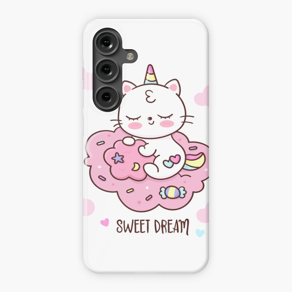 Cute Unicorn (Heart) Phone Cases design by HackerLooks