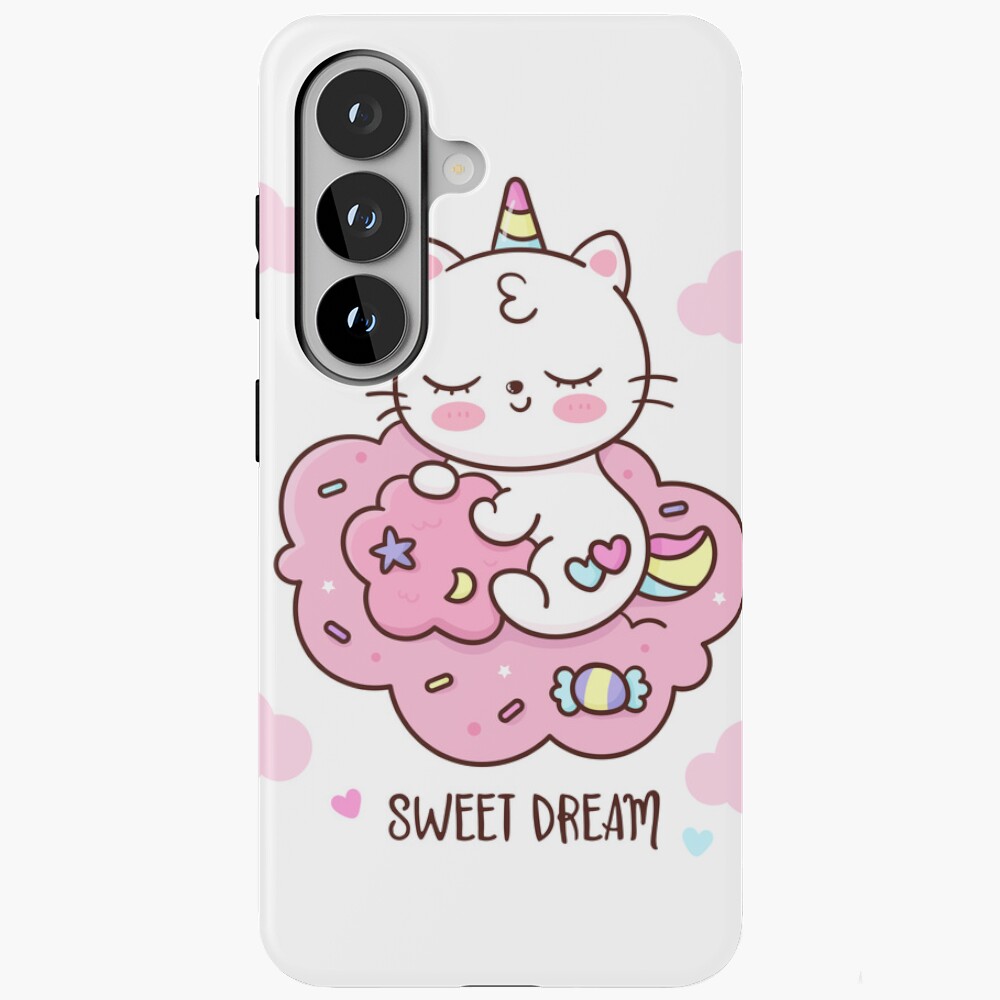 Cute Unicorn (Heart) Samsung Galaxy Tough Case - unicorn fantasy design by HackerLooks