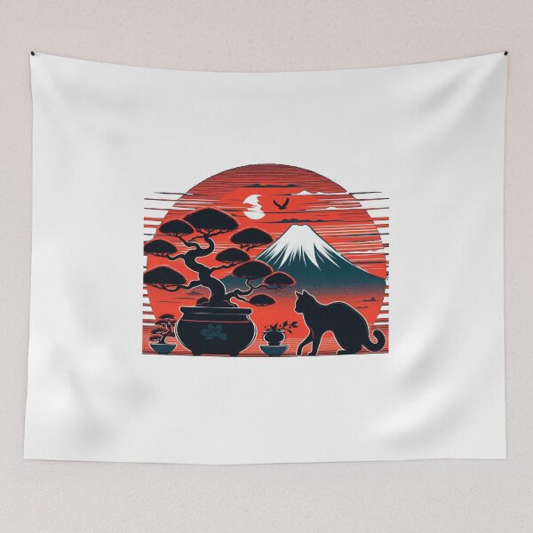 Item preview, With a cat bonsai 8 designed and sold by tohoku-jp.