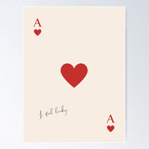 Item preview, Lucky Ace of Hearts designed and sold by shreyyadesh.