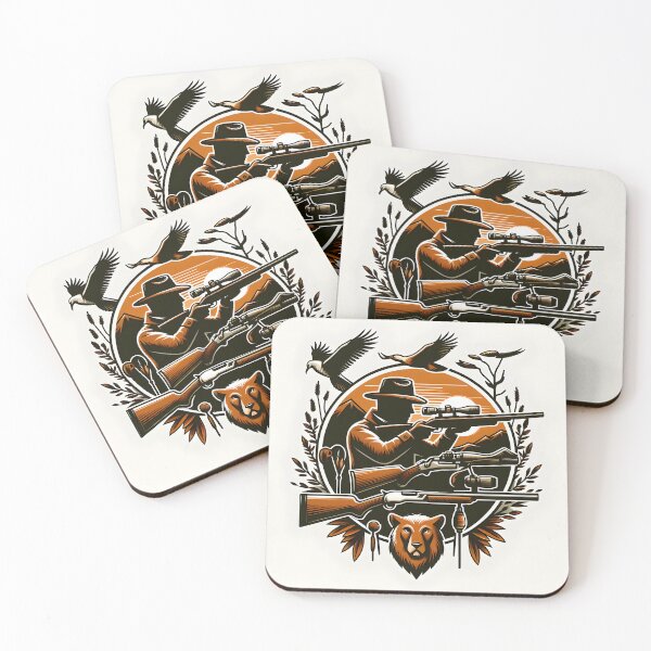 Item preview,  Fearless Hunters Hunting in Jungle designed and sold by vectorillus.
