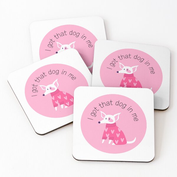 Item preview, I Got That Dog In Me – Pink designed and sold by matchalattextrafoam.