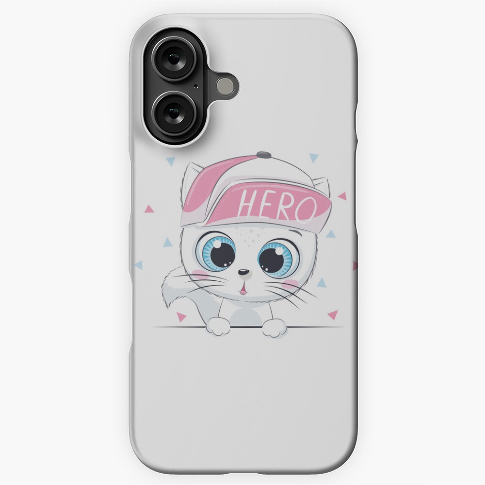 Cute Hero iPhone Snap Case - cute pet design by HackerLooks