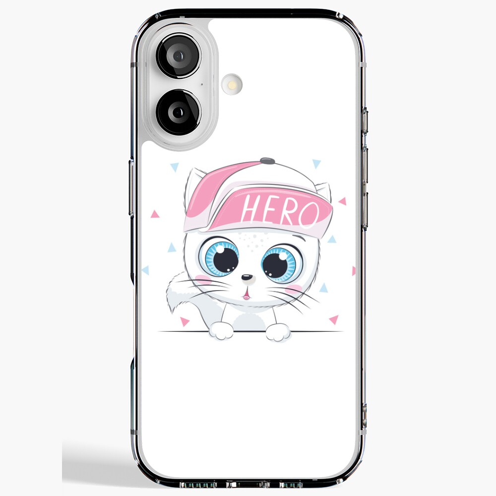 Cute Hero iPhone Soft Case - cute pet design by HackerLooks