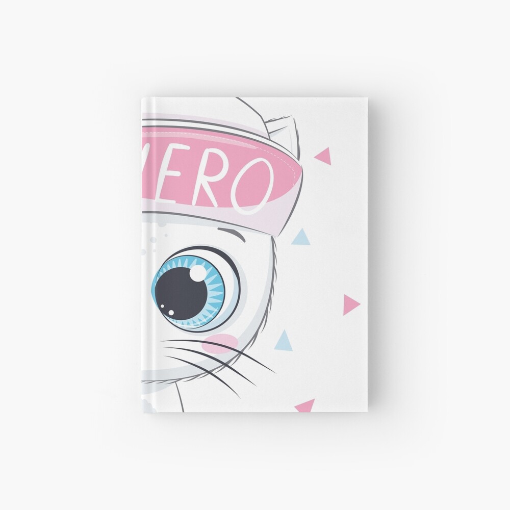 Cute Hero Hardcover Journal - cute pet design by HackerLooks