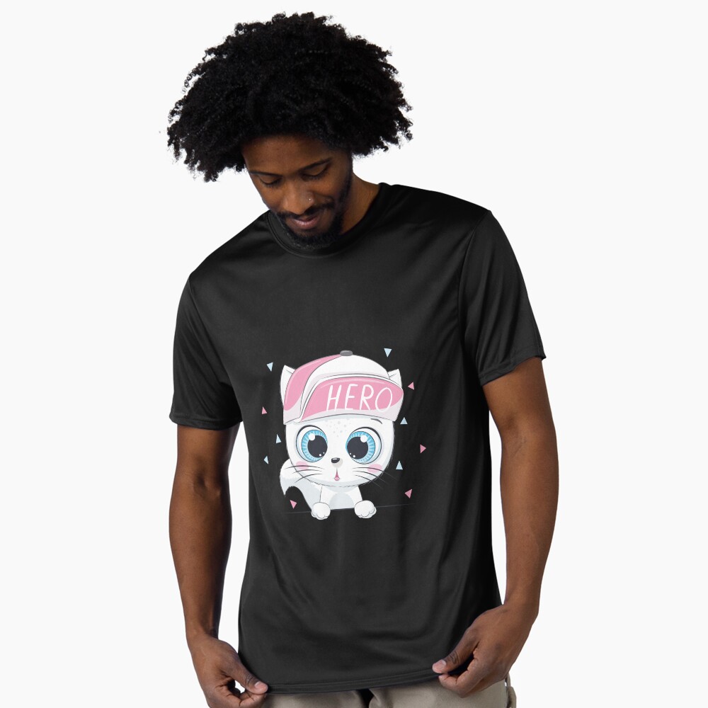 Cute Hero Active T-Shirt - cute pet design by HackerLooks