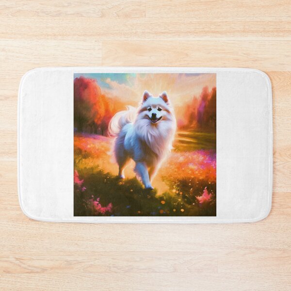 Item preview, a cute Eurasian spitz dog running designed and sold by janjacbu.