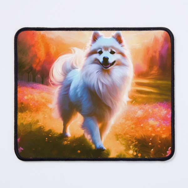 Item preview, a cute Eurasian spitz dog running designed and sold by janjacbu.