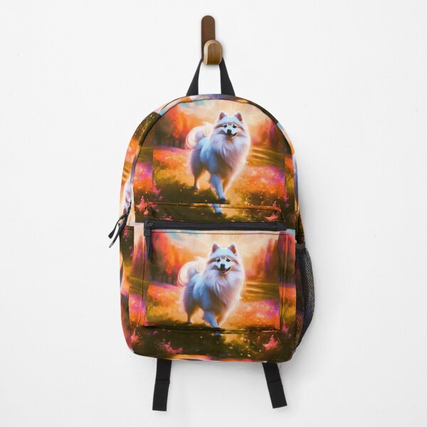 Item preview, a cute Eurasian spitz dog running designed and sold by janjacbu.