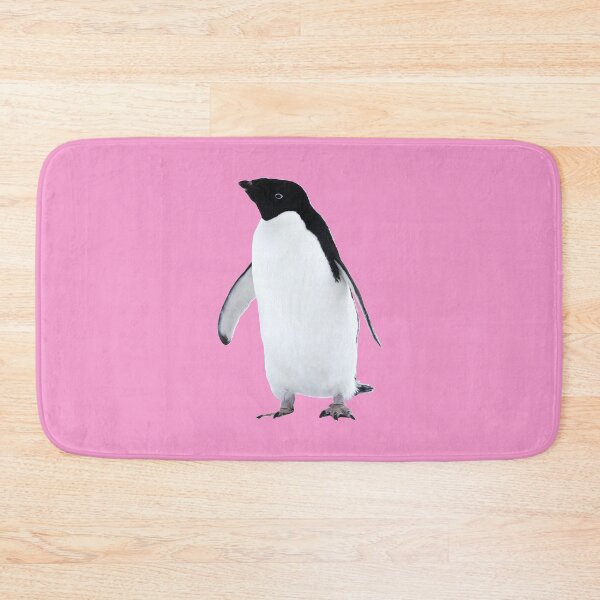 Item preview, Adelie Penguin (Pink #F699CD background)  designed and sold by SBPenguins.