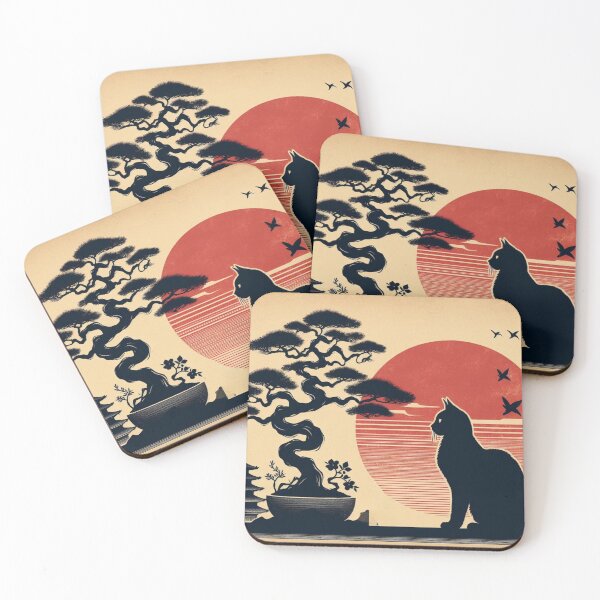 Item preview, sun and cat bonsai 1 designed and sold by tohoku-jp.