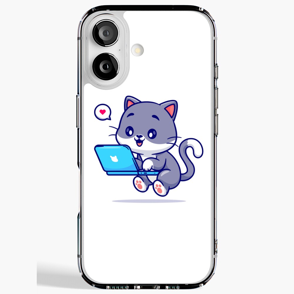 My Geek Pet iPhone Soft Case - cute pet design by HackerLooks
