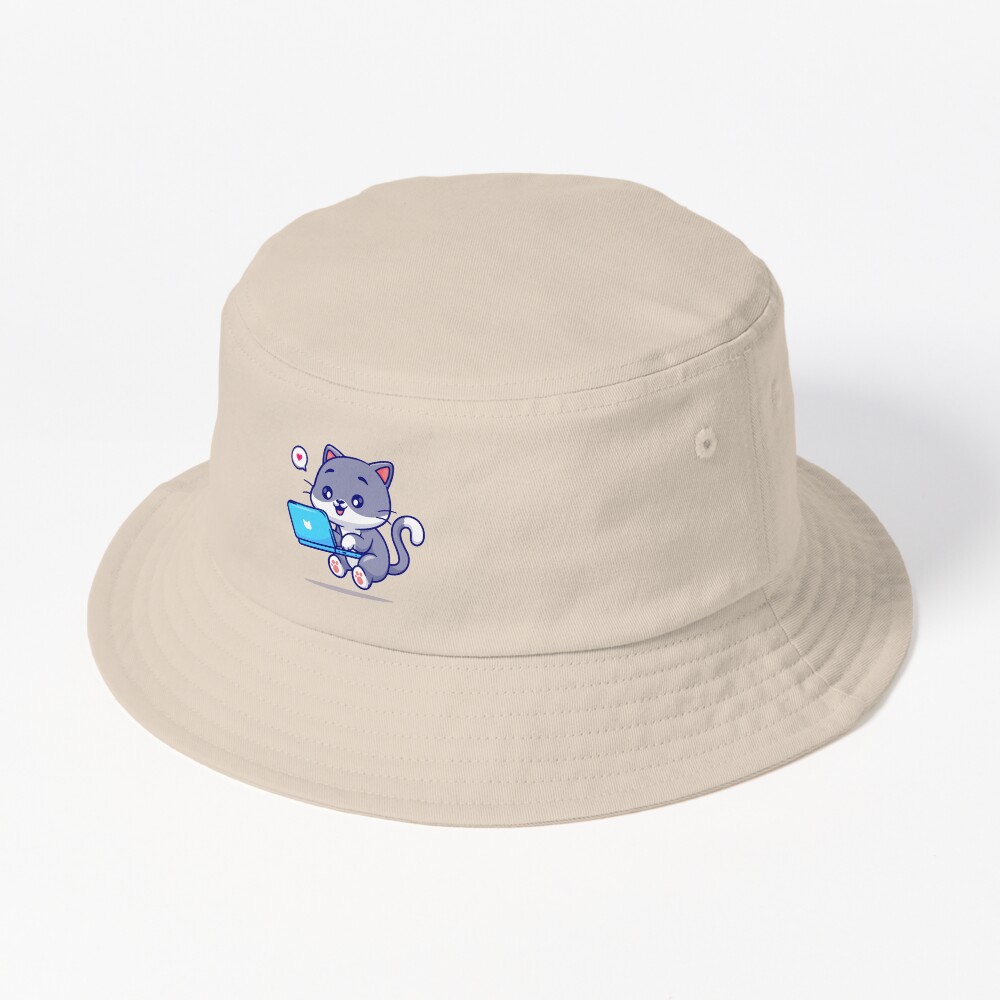 My Geek Pet Bucket Hat - cute pet design by HackerLooks