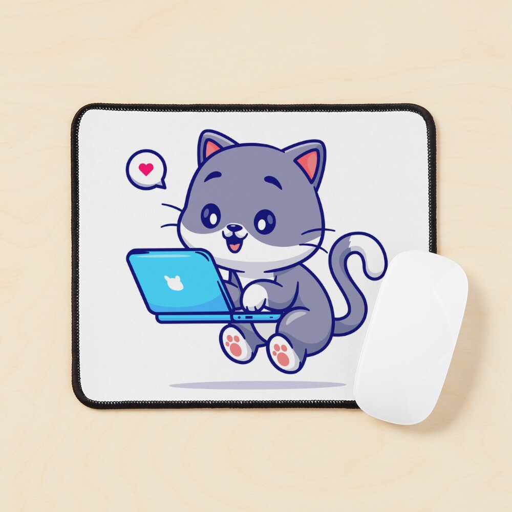 My Geek Pet Mouse Pad - cute pet design by HackerLooks