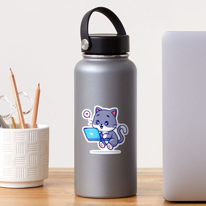 My Geek Pet Sticker - cute pet design by HackerLooks