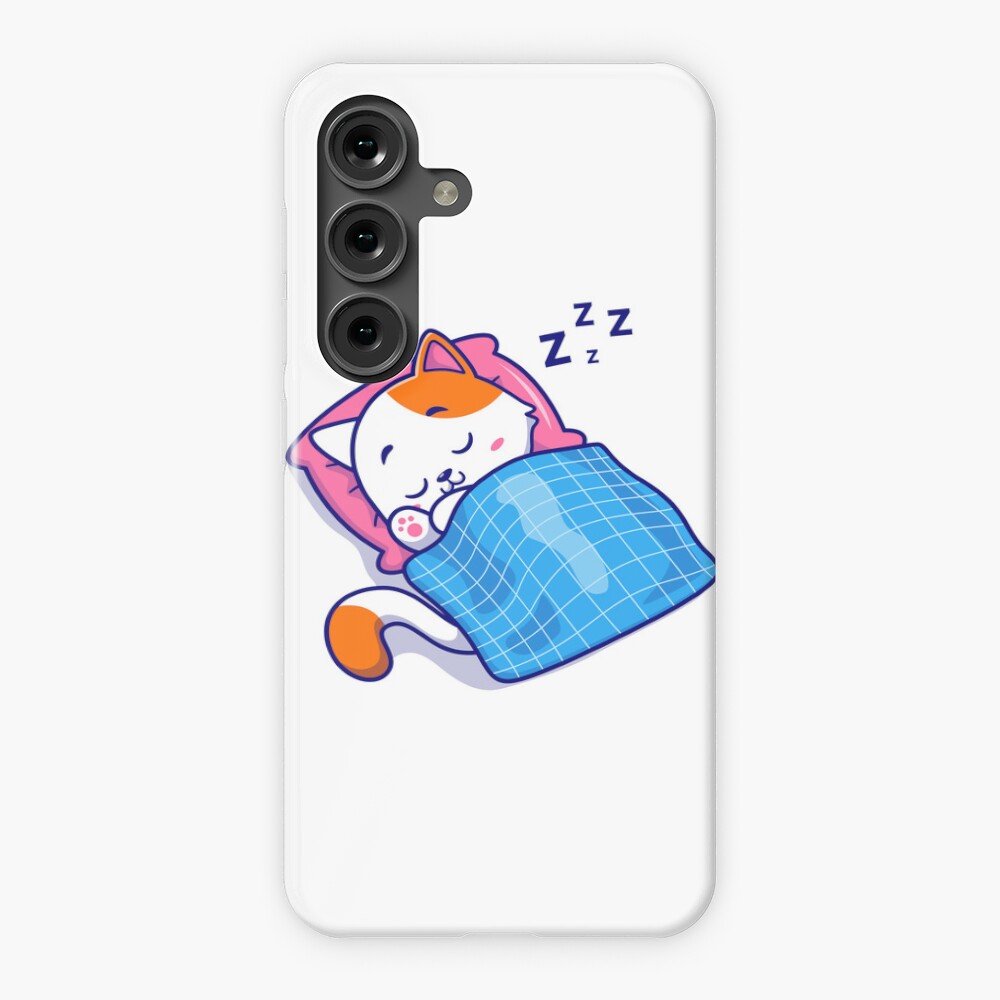Cute Bed Time Samsung Galaxy Snap Case - cute pet design by HackerLooks