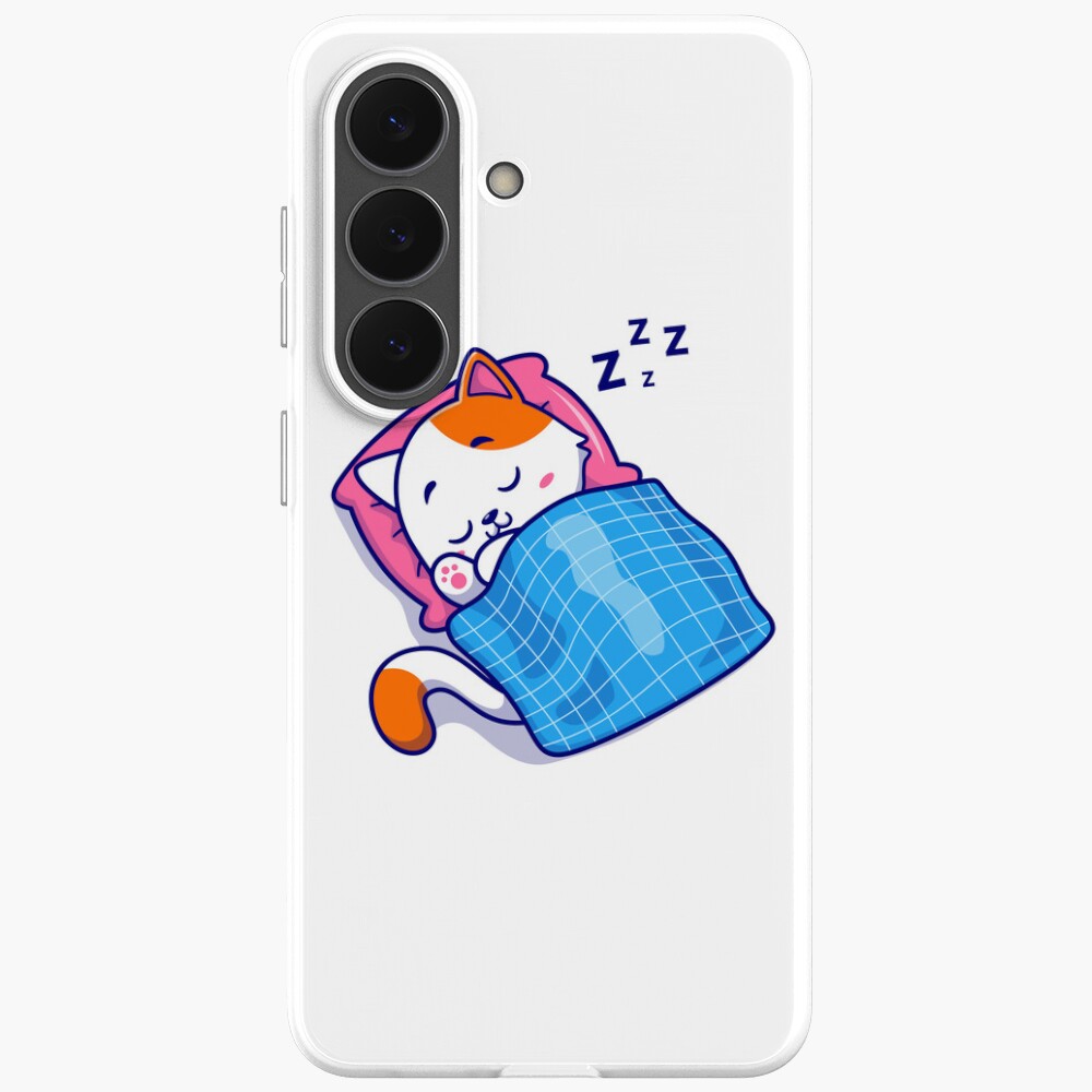Cute Bed Time Samsung Galaxy Soft Case - cute pet design by HackerLooks