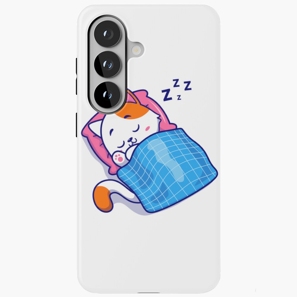 Cute Bed Time Samsung Galaxy Tough Case - cute pet design by HackerLooks