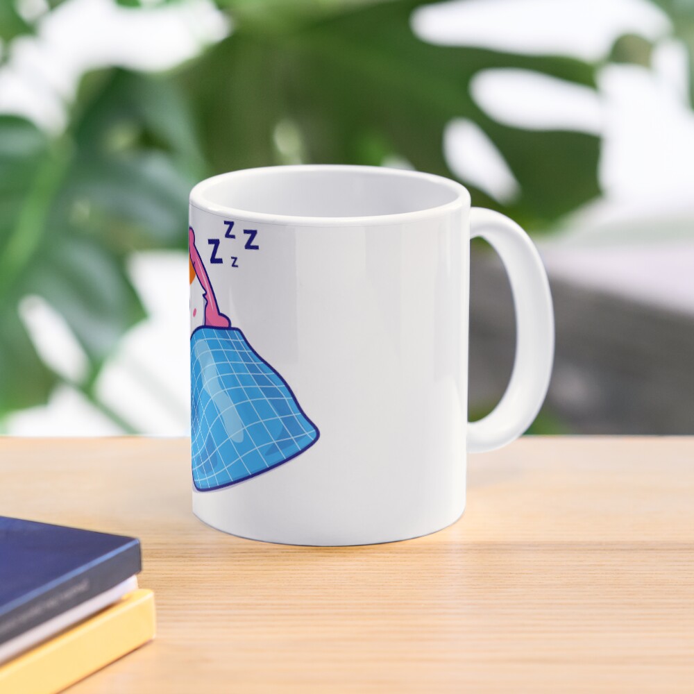 Cute Bed Time Classic Mug - cute pet design by HackerLooks
