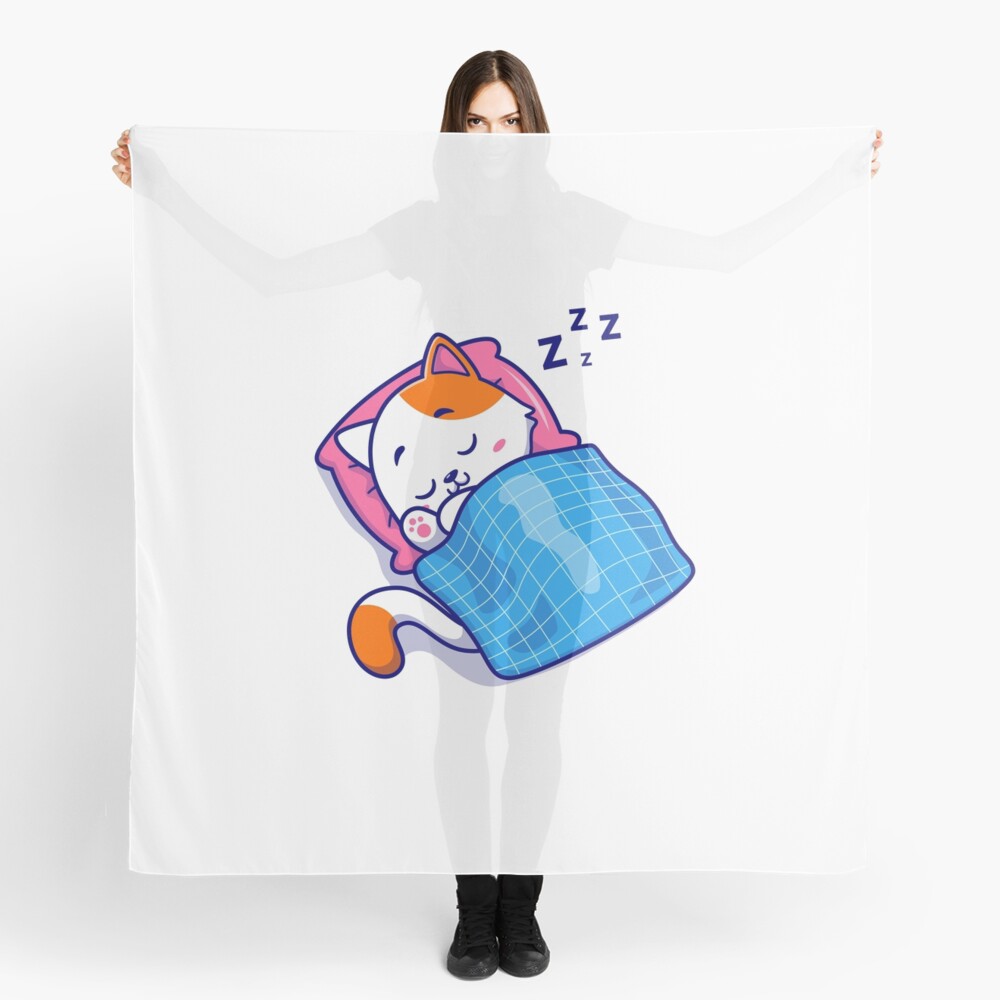 Cute Bed Time Scarf - cute pet design by HackerLooks
