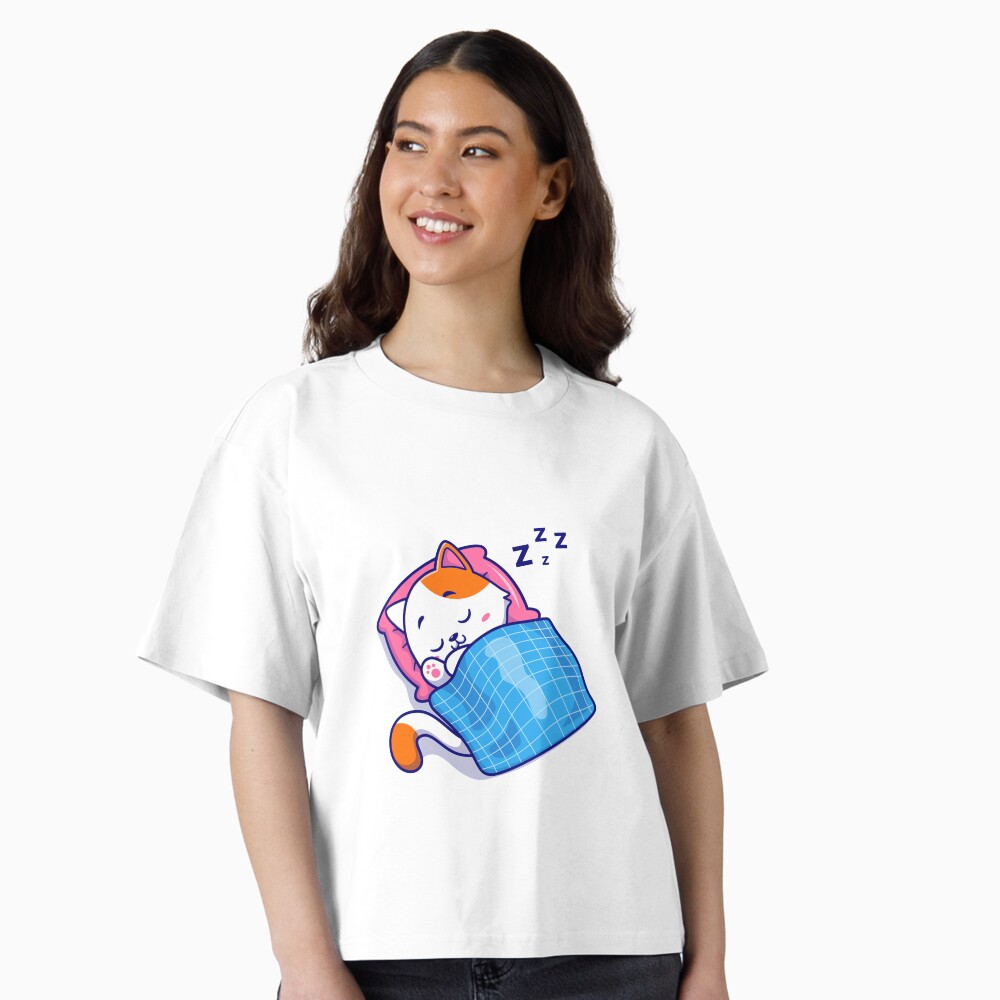 Cute Bed Time Boxy T-Shirt - cute pet design by HackerLooks