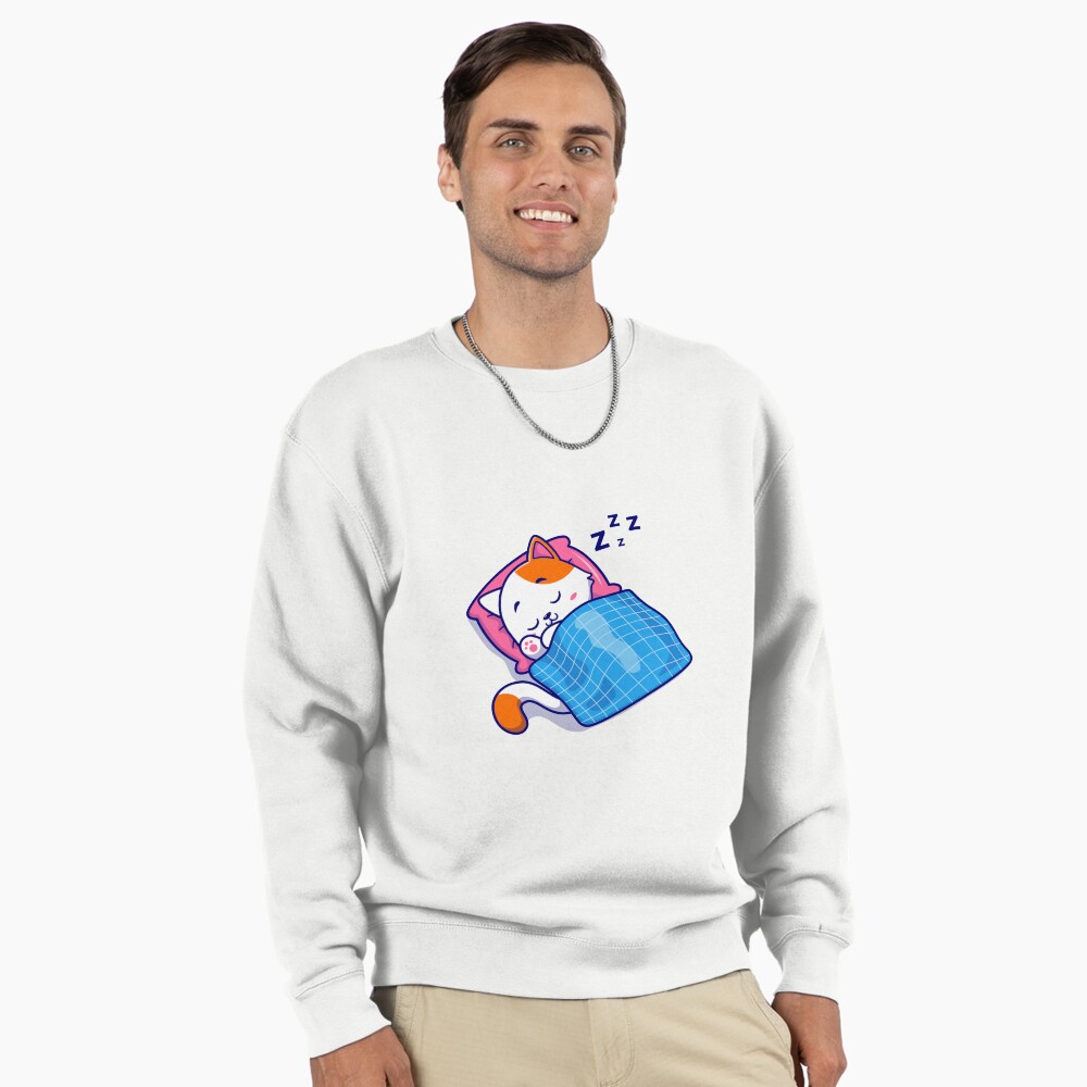 Cute Bed Time Pullover Sweatshirt - cute pet design by HackerLooks