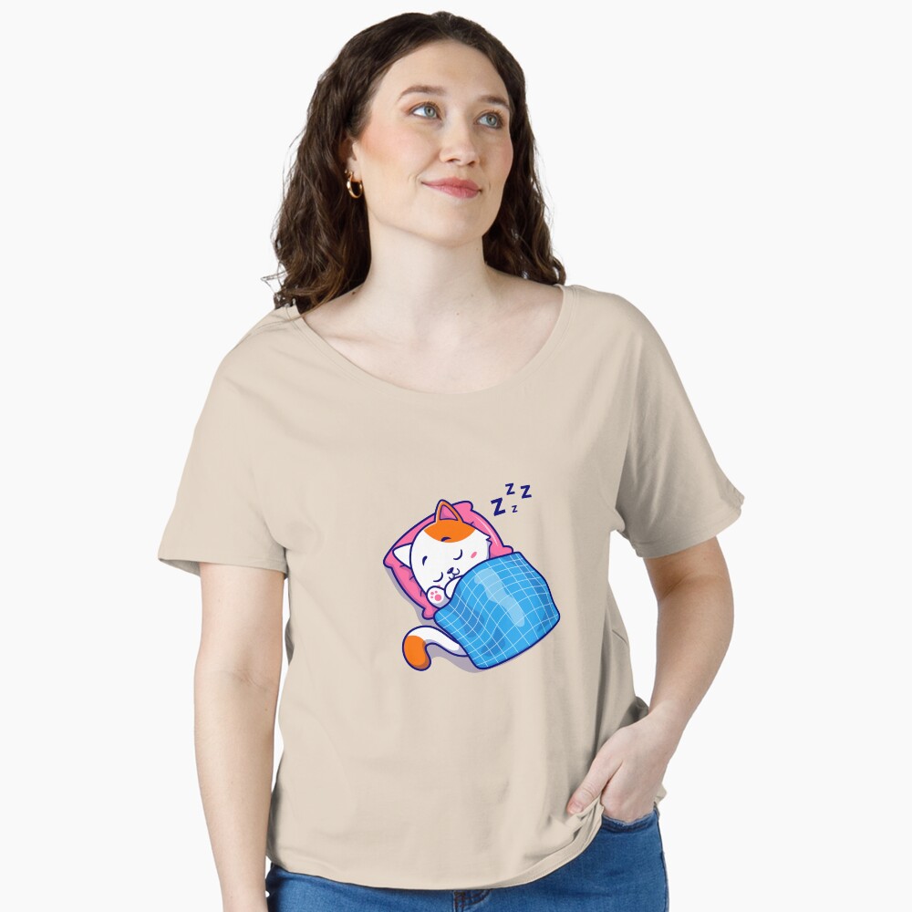 Cute Bed Time Relaxed Fit T-Shirt - cute pet design by HackerLooks