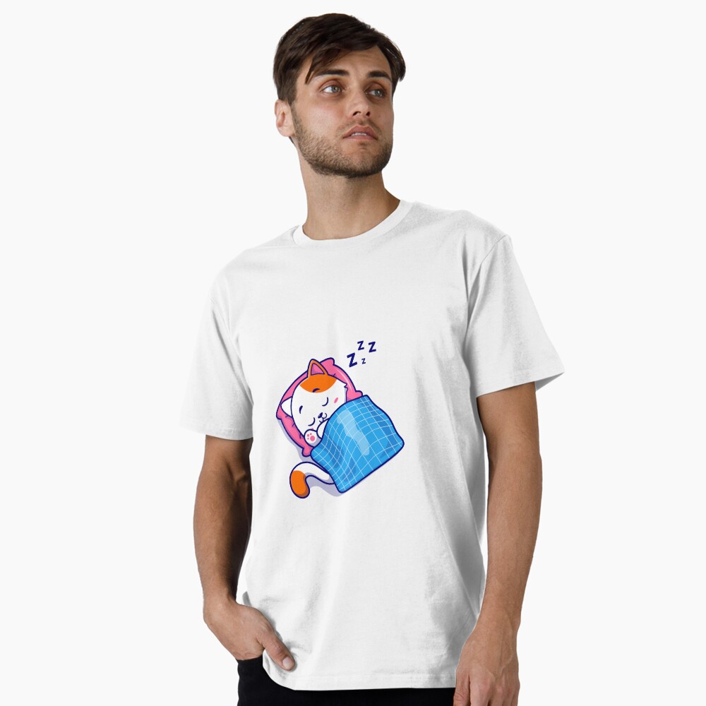 Cute Bed Time Premium T-Shirt - cute pet design by HackerLooks