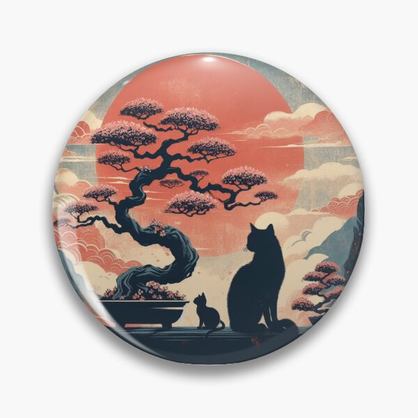 Item preview, sun and cat bonsai 3 designed and sold by tohoku-jp.