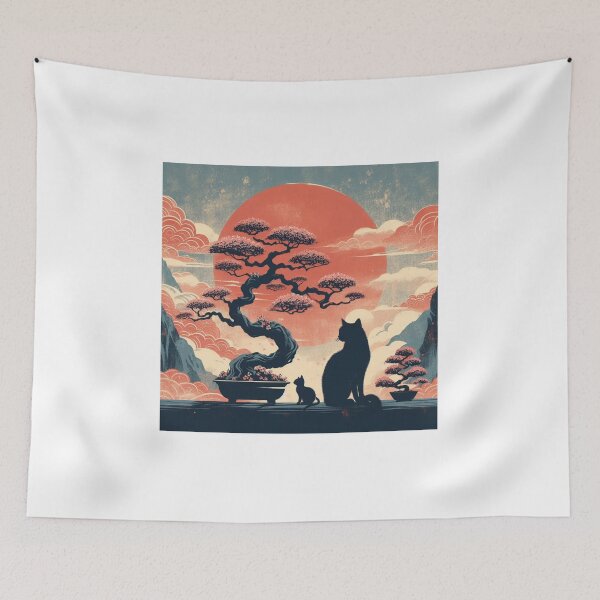 Item preview, sun and cat bonsai 3 designed and sold by tohoku-jp.