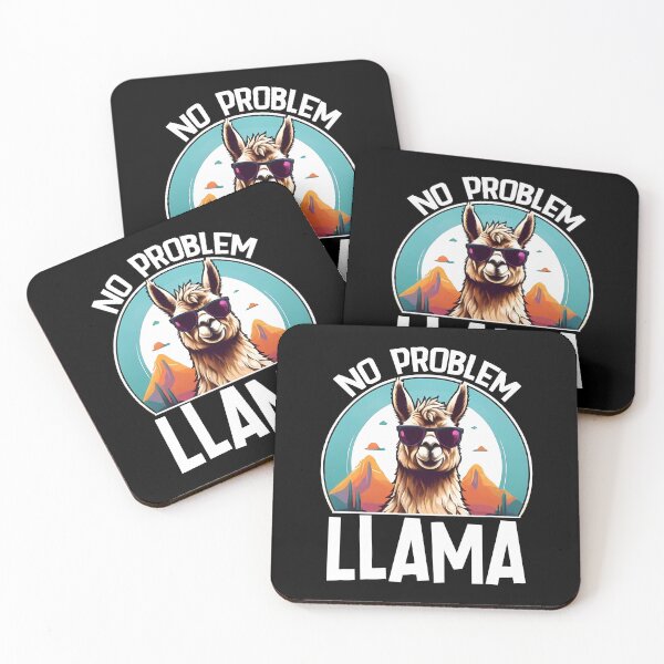 Item preview, No Problem Llama designed and sold by Digital Art Works  Hub.