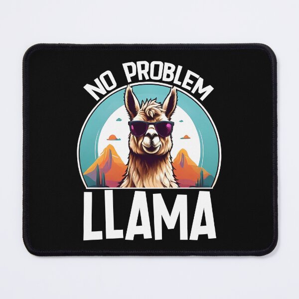 Item preview, No Problem Llama designed and sold by Digital Art Works Hub.