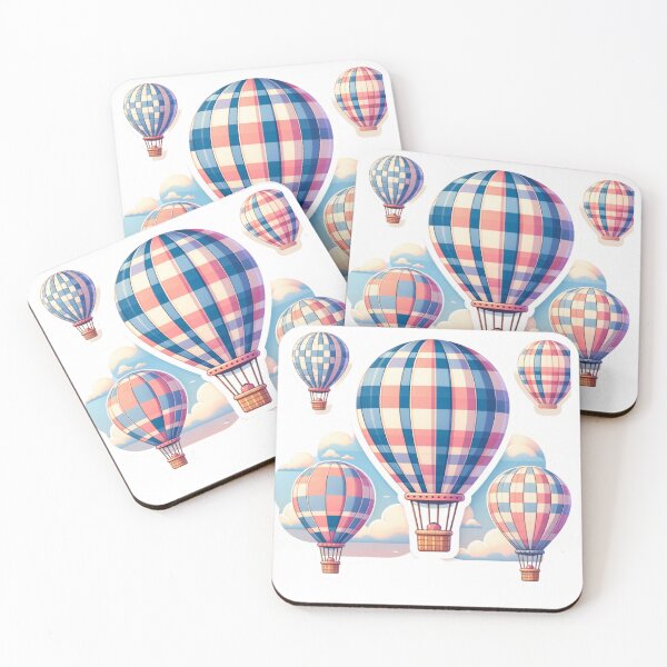Item preview, Pastel Hot Air Balloon Stickers designed and sold by mymagicstoreus.