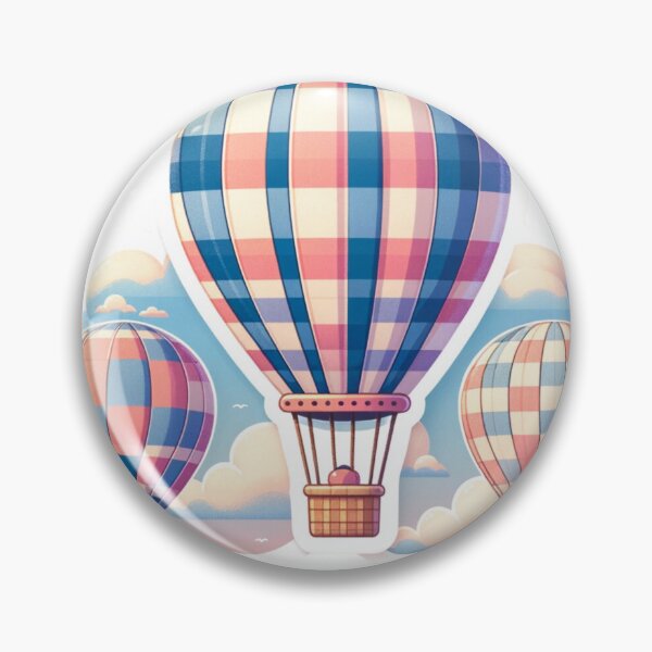 Item preview, Pastel Hot Air Balloon Stickers designed and sold by mymagicstoreus.