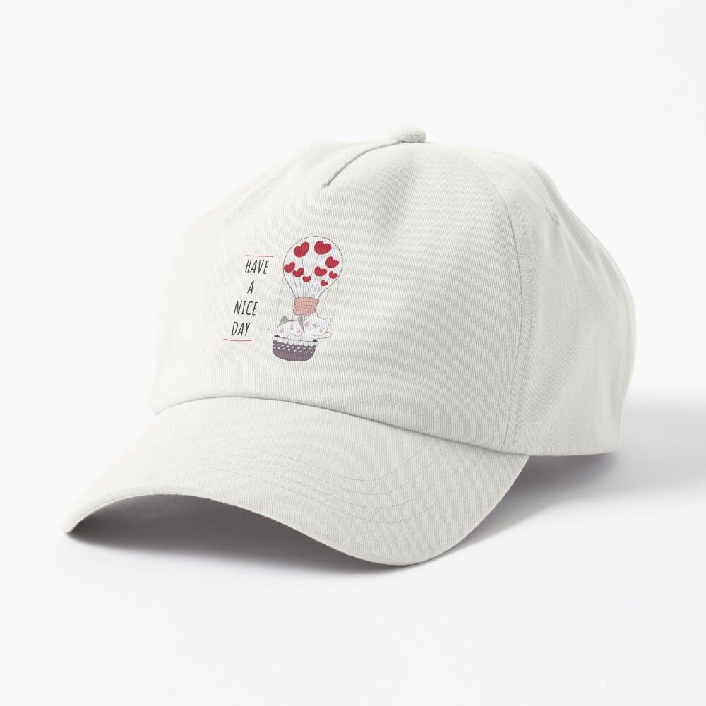 Have a Nice Day Dad Hat - cute pet design by HackerLooks