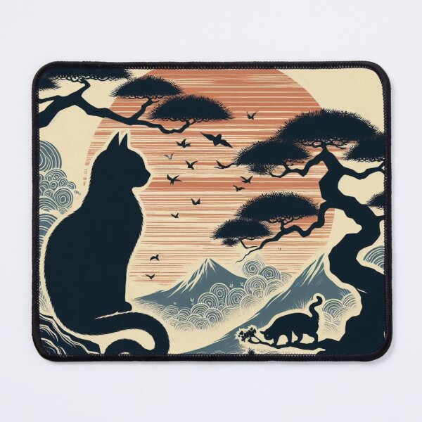 Item preview, sun and cat bonsai 4 designed and sold by tohoku-jp.